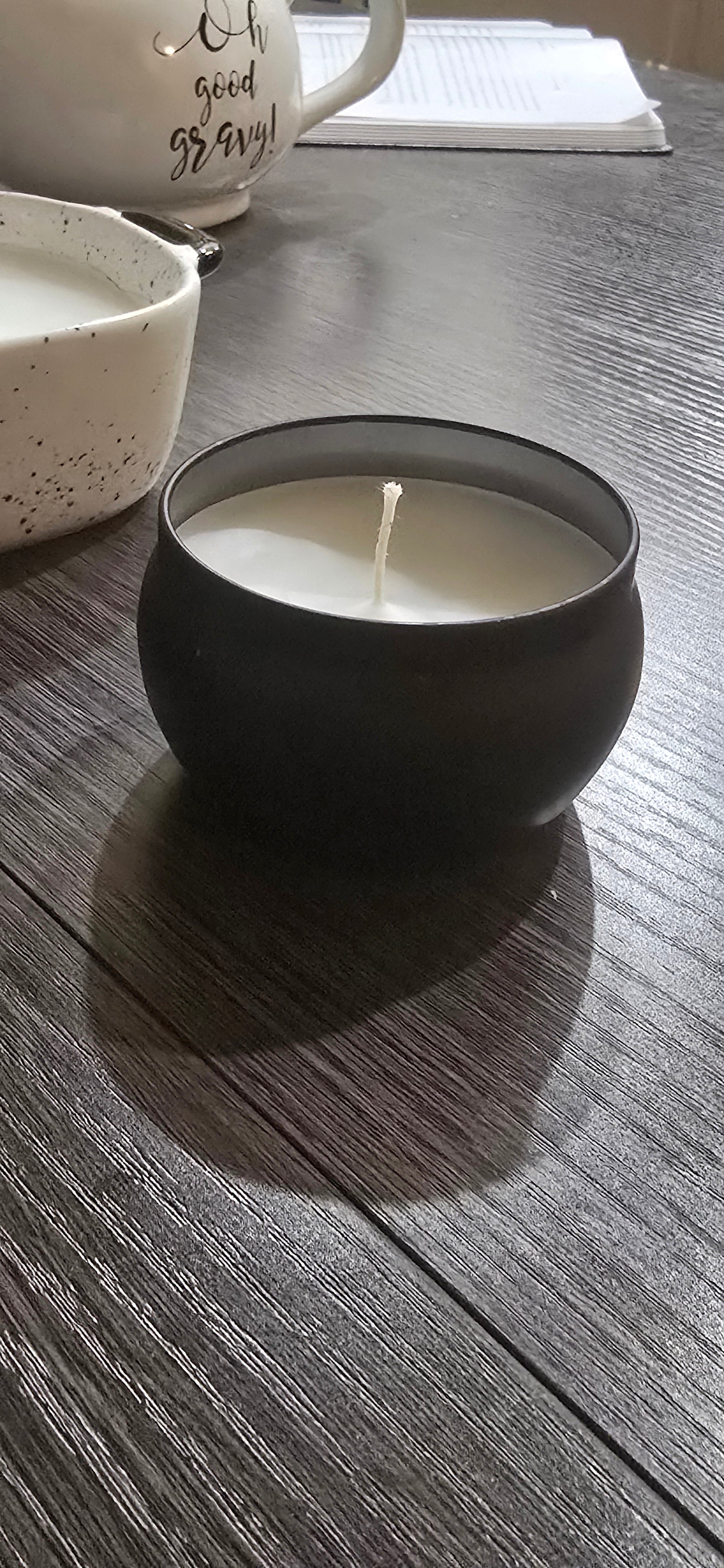 Small black candle